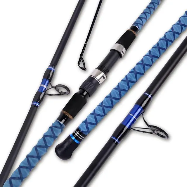 Main image of Surf Spinning Fishing Rod Carbon Travel Surf Rod 2 Piece/3 Piece/4 Piece Spinning Fishing Rod 9'/10'/11'/12'/15'