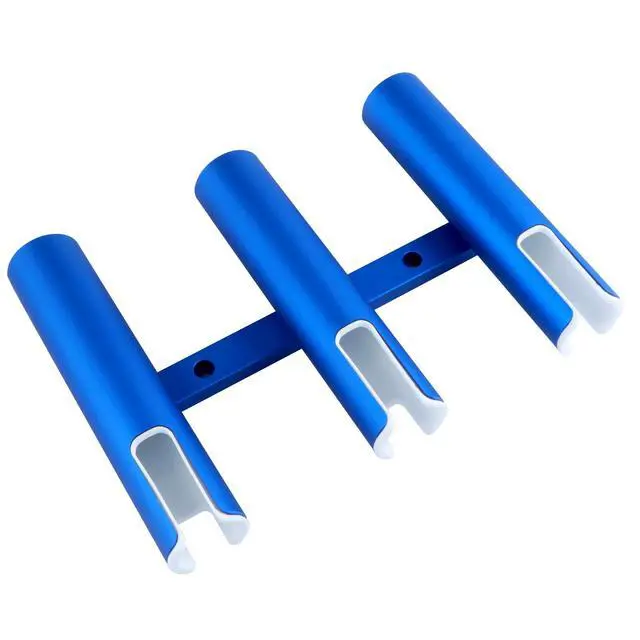 Alt view image 6 of 7 - Aluminium Wall-Mounted Fishing Rod Holder for Boat, Garage & Marine - Holds Rods & Poles