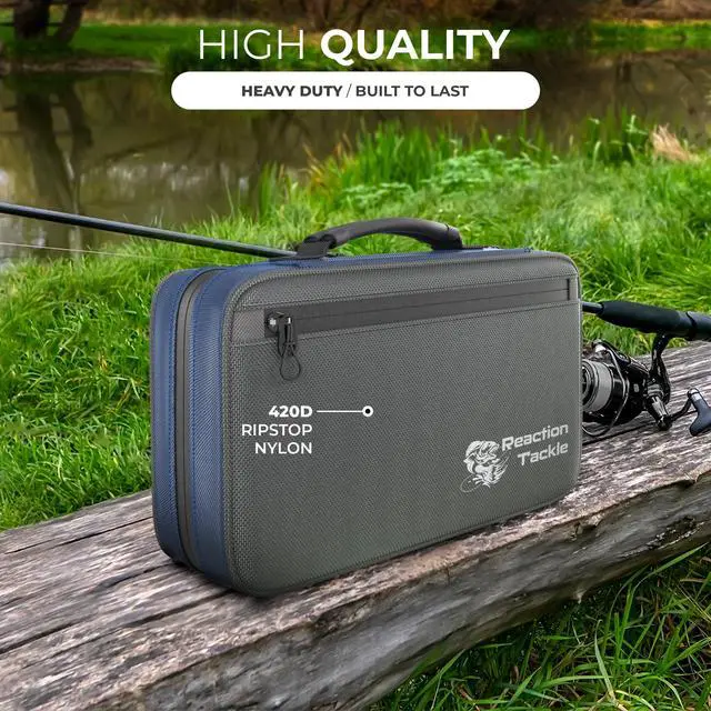 Alt view image 4 of 7 - Deluxe Bait Binder, Water Resistant Soft Bait Storage System for Soft Plastics and Rigs with Zippered Sleeves, Deluxe Bait Binder