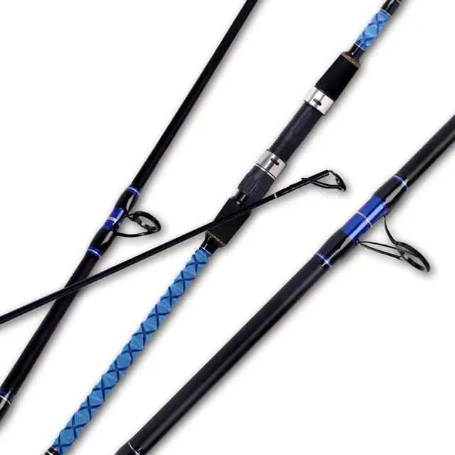 Main image of Surf Spinning Fishing Rod Carbon Travel Surf Rod 2 Piece/3 Piece/4 Piece Spinning Fishing Rod 9'/10'/11'/12'/15'