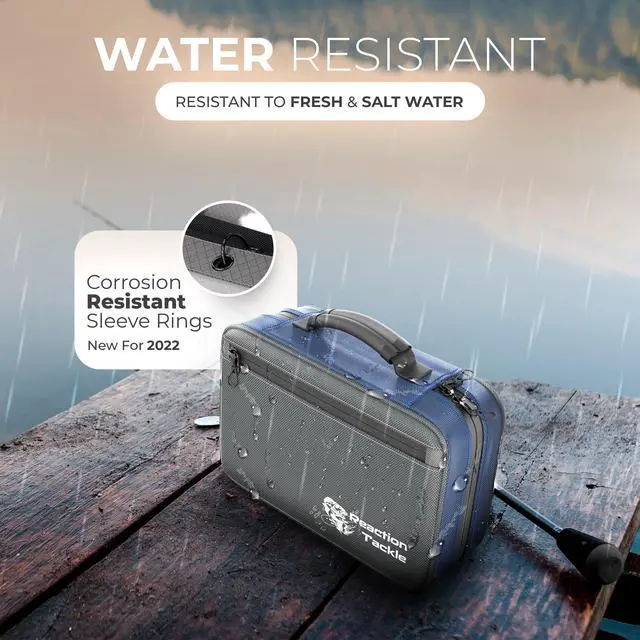 Alt view image 6 of 7 - Deluxe Bait Binder, Water Resistant Soft Bait Storage System for Soft Plastics and Rigs with Zippered Sleeves, Deluxe Bait Binder