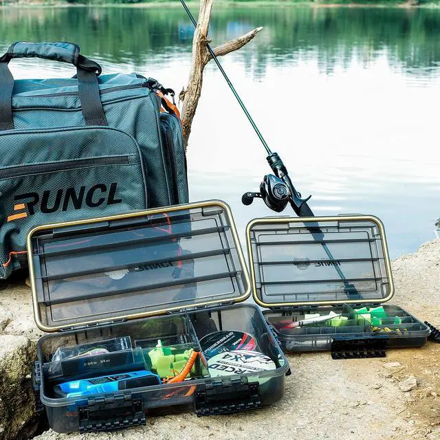 Alt view image 2 of 7 - Fishing Tackle Box, Waterproof Tray for Jigs Lures, Thicker Floating Tackle Utility Box with Adjustable Dividers, 3600/3700/Large 3700 Size