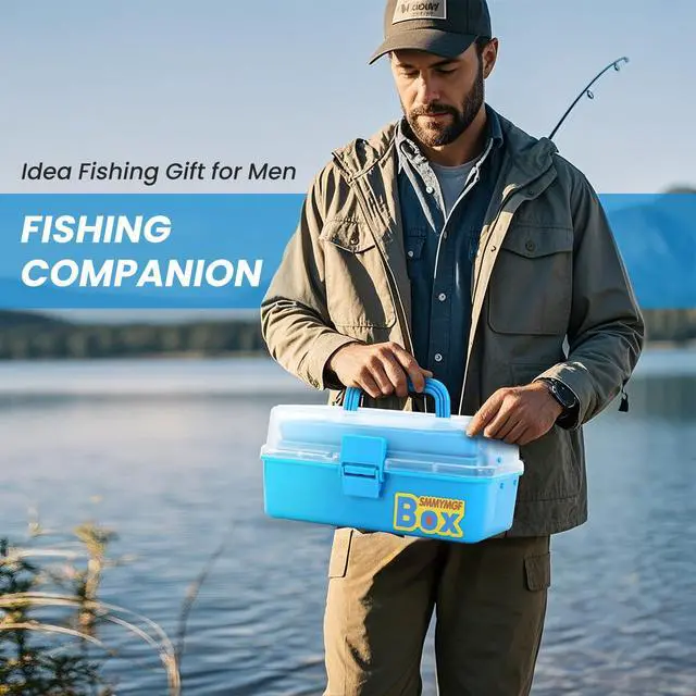 Alt view image 6 of 6 - Pro 3-Layer FishingTackle Box Kit with Accessories Set,Including Saltwater and Freshwater Lures,Tools,Spacious Storage,All-in-One Bass Fishing Gear Set & Gift for Men(339pcs Fishing Tackle Box)