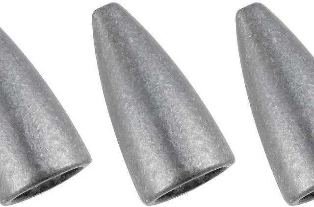 Main image of 50 Pack Bullet Fishing Sinkers Worm Weights Lead Fishing Weights Bass Fishing Sinker Freshwater Texas Carolina Rig Punch Shot