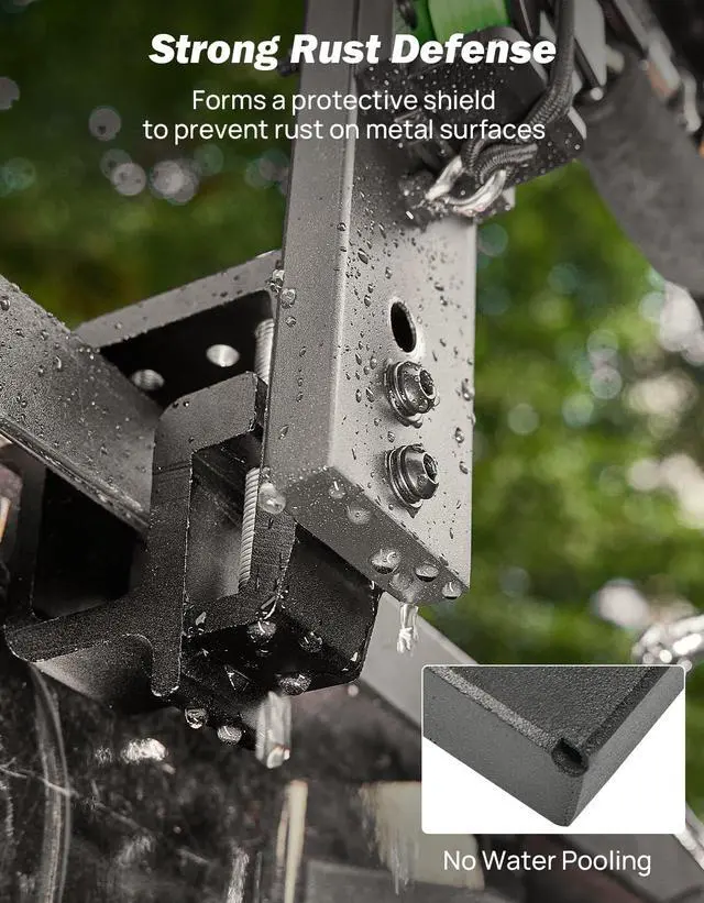 Alt view image 5 of 7 - Truck Bed Fishing Rod Holder | 6-Rod Capacity | Secure Clamp-On Design | Fits Truck Bed & Boats | Horizontally or Vertically Place
