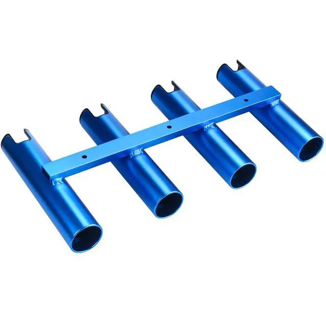 Alt view image 6 of 7 - Aluminum Fishing Boat Rod Holder,3/4 Link Tube Aluminum Rod Rack, Suit Boats & Yacht,Silver