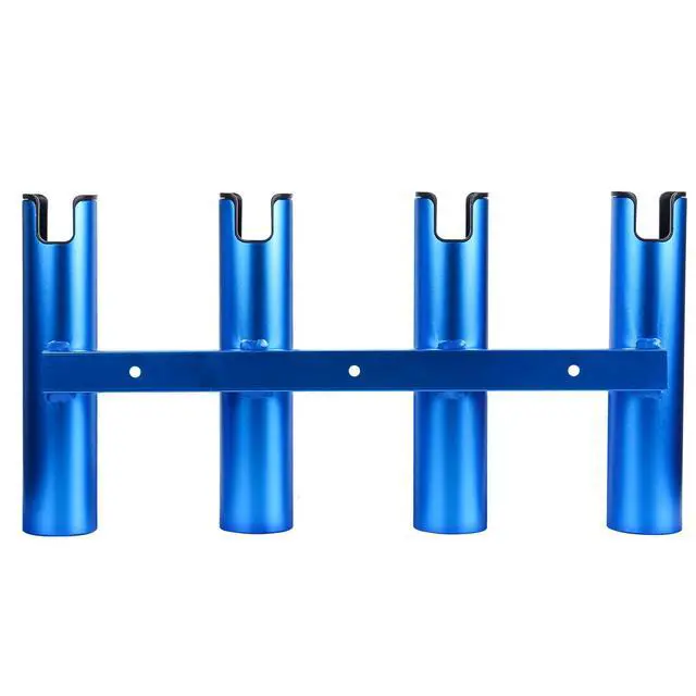 Alt view image 7 of 7 - Aluminum Fishing Boat Rod Holder,3/4 Link Tube Aluminum Rod Rack, Suit Boats & Yacht,Silver