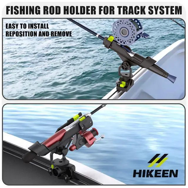 Alt view image 6 of 6 - Combo Mount Fishing Rod Holders - 360 Degree Adjustable Boat Rod Rack
