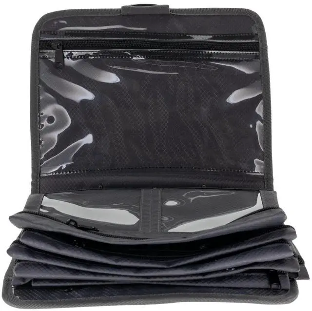 Alt view image 3 of 7 - Deluxe Bait Binder, Water Resistant Soft Bait Storage System for Soft Plastics and Rigs with Zippered Sleeves, Speed Binder