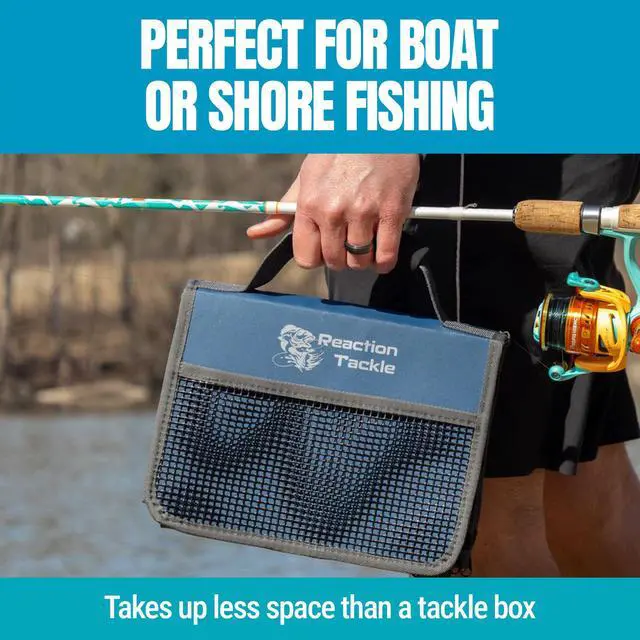 Alt view image 7 of 7 - Deluxe Bait Binder, Water Resistant Soft Bait Storage System for Soft Plastics and Rigs with Zippered Sleeves, Speed Binder