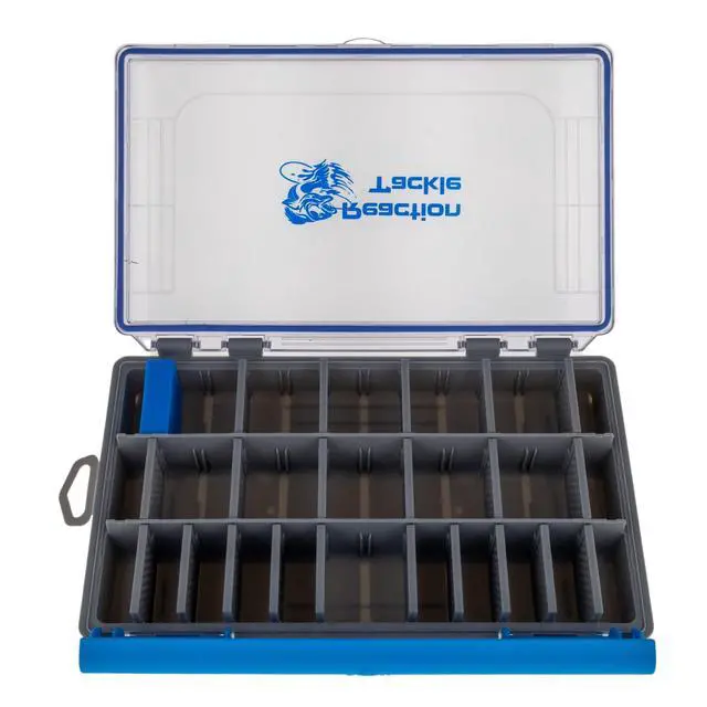 Alt view image 2 of 7 - Ultra Elite Tackle Trays, Water Resistant Fishing Tackle Box Organizer with Removable Dividers, Sealed Rubber Gasket and One Hand Latch - 3700 (2-Pack)
