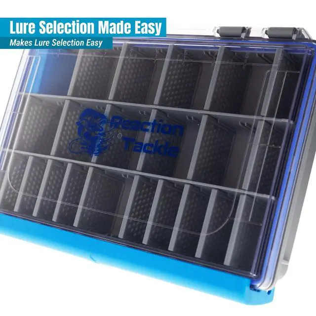 Alt view image 7 of 7 - Ultra Elite Tackle Trays, Water Resistant Fishing Tackle Box Organizer with Removable Dividers, Sealed Rubber Gasket and One Hand Latch - 3700 (2-Pack)