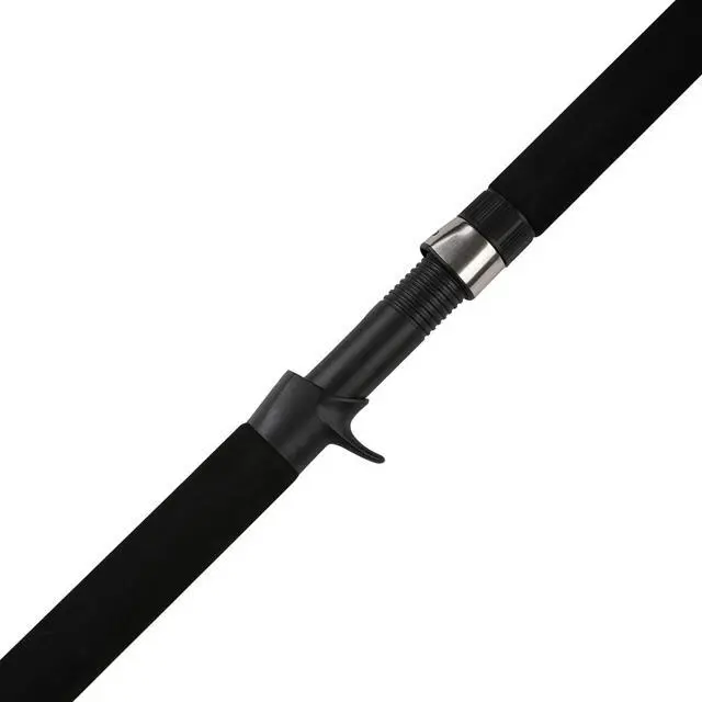 Alt view image 4 of 5 - 8' Glow Catfish Rod, Medium Heavy 2-Piece, 10-65 lb | S-glass carbon blank, glow-in-dark finish, EVA grip and stainless guides for night catfishing with 10-65 lb line