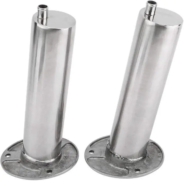 Alt view image 5 of 7 - 4-Pack Heavy Duty Stainless Steel 316 Deluxe Rod Holders with Drain, Flush Mount Fishing Rod Pole Holders, 30 Degree /15 Degree/90 Degree