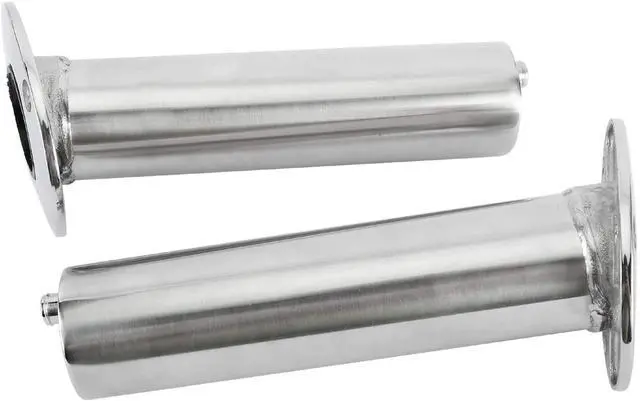 Alt view image 7 of 7 - 4-Pack Heavy Duty Stainless Steel 316 Deluxe Rod Holders with Drain, Flush Mount Fishing Rod Pole Holders, 30 Degree /15 Degree/90 Degree