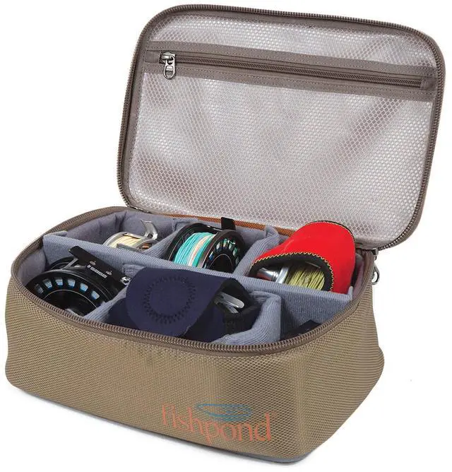 Main image of Ripple Reel Case, Large, Sand/Saddle Brown