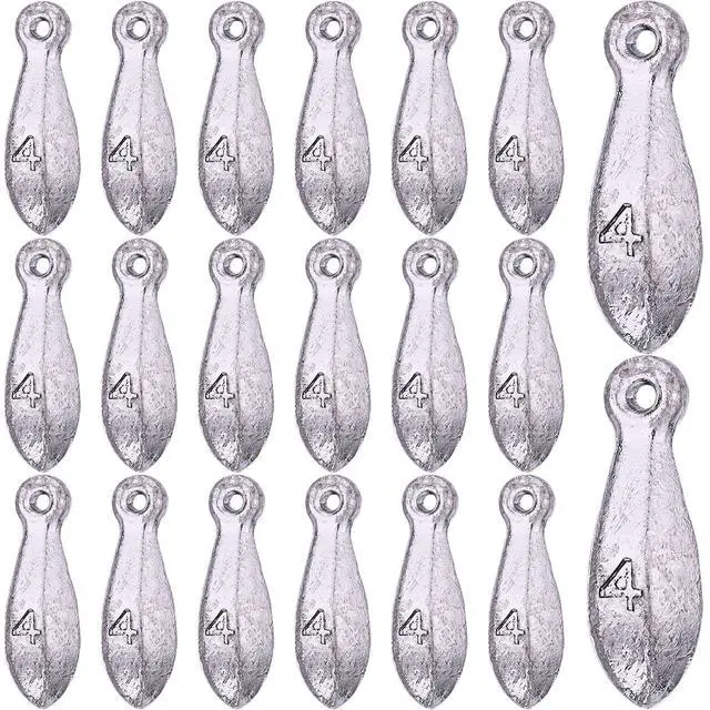 Main image of 18 Pcs Bank Sinker Fishing Sinkers Weights Bank Weights for Ocean Saltwater Freshwater Surf Bass Catfish Fishing Casting Gear Tackle