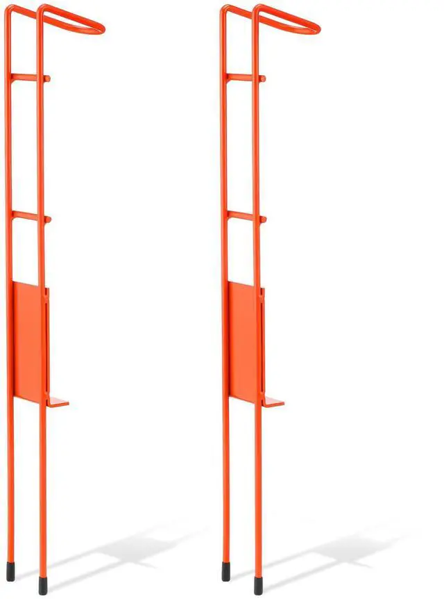 Main image of 2 Set Blaze Bank Fishing Rod Holders Heavy Duty Steel Rod Stands for Shore Fishing