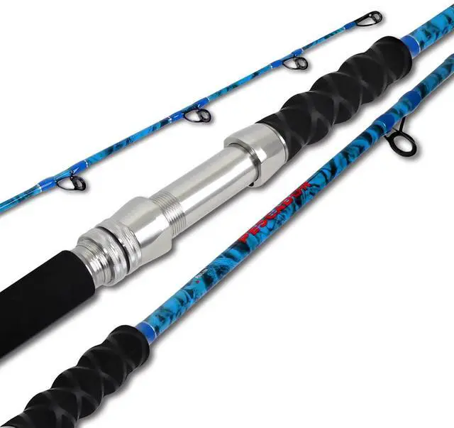 Main image of 2-Piece Boat Conventional Fishing Rod Portable Spinning/Casting Rod Carbon Fishing Pole