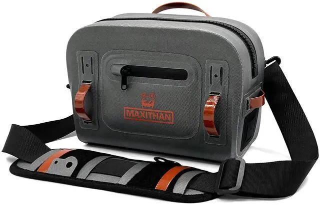 Main image of Lehigh Crossing, Waterproof Fishing Waist Pack, Fly Fishing Fanny Pack, Submersible Lumbar Pack (Grey)