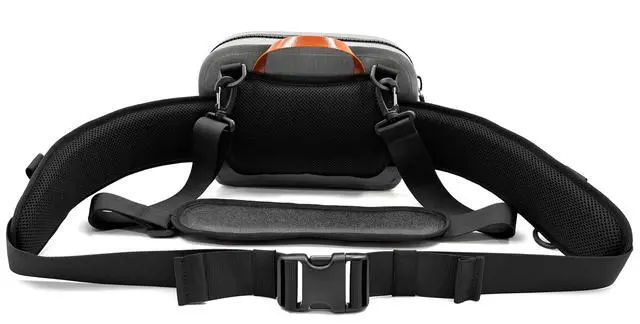 Alt view image 3 of 7 - Lehigh Crossing, Waterproof Fishing Waist Pack, Fly Fishing Fanny Pack, Submersible Lumbar Pack (Grey)