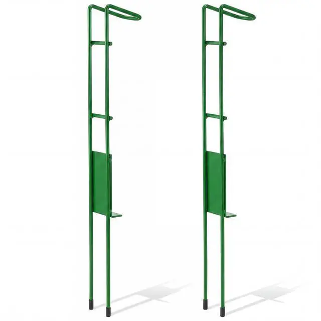 Main image of 2 Set Blaze Bank Fishing Rod Holders Heavy Duty Steel Rod Stands for Shore Fishing