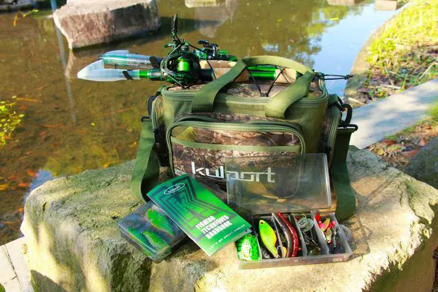 Alt view image 6 of 6 - Fishing Shoulder Bag with Tackle Boxes, Fishing Sling Tackle Bag For Fishing Gear Storage With Fishing lures, Fishing pliers, Fish Lip Gripper, Fishing Gifts for Men
