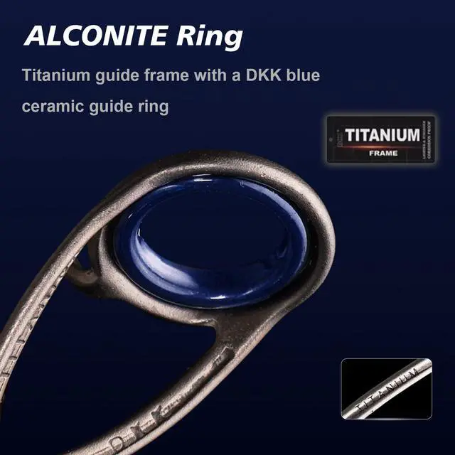 Alt view image 5 of 7 - PURELURE Titanium-T Ultralight Fishing Rod 5'3''-7'2'' Trout Rod XUL Power | Carbon Fiber BFS Rod 2Pcs, Titanium Tip & Guides, Cork Handle, Fast / Moderate Fast Action Spinning & Casting Rod