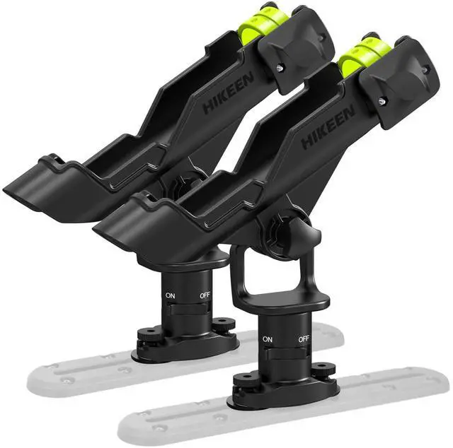 Main image of Kayak Fishing Rod Holder, 1Pack / 2Pack | Track Mount / Deck Mount, 360 Degree Adjustable, For Fishing Boat, Fishing Pole Holder