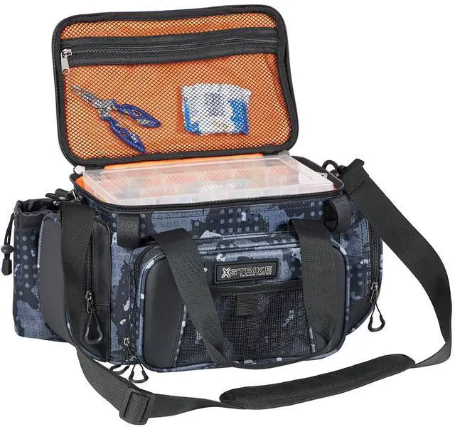 Main image of Fishing Bag - Waterproof Storage with 4 3600 Tackle Box, Saltwater & Freshwater Shoulder Bag for Camping, Hunting, Hiking, Travel