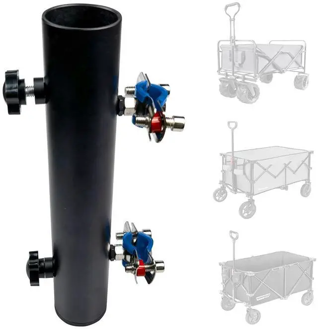 Main image of Rod Holders - Ideal for Wagons, Gardening Wagons, Gorillas and Campers, Golf carts. Clip-on mounting