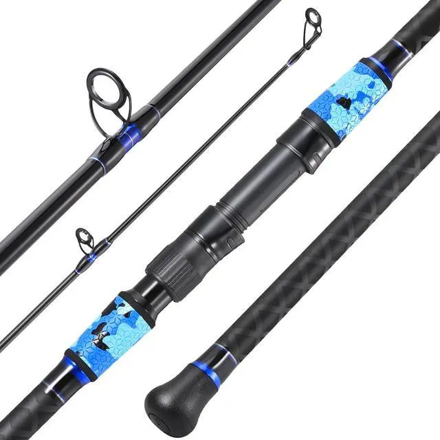 Main image of Surf Fishing Rod Portable Travel MH/H Surf Spinning Rod 4 Piece Carbon Fiber Saltwater Fishing Rod 10'/11'/12'/15'