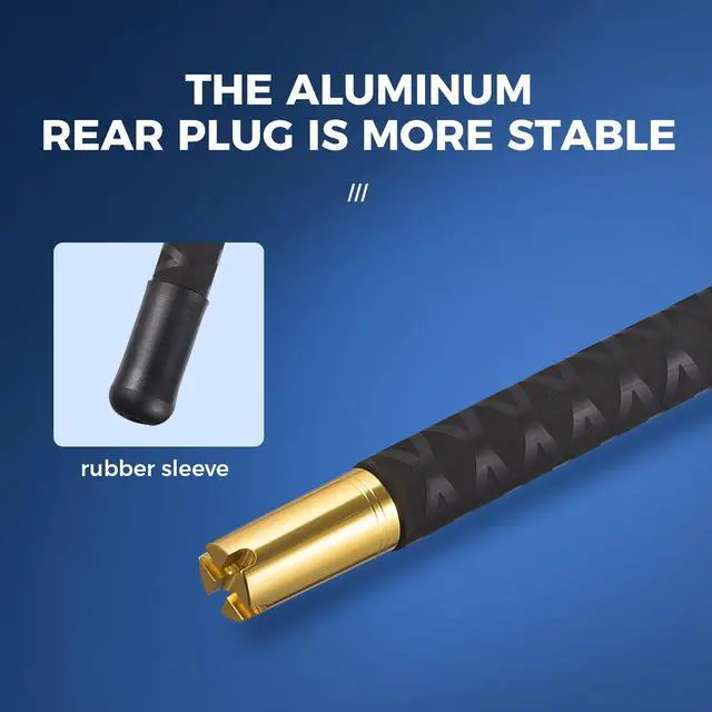 Alt view image 7 of 7 - Trolling Rod Saltwater Offshore Heavy Roller Rod Bent Butt Trolling Rod Big Game Conventional Boat Fishing Pole Heavy Duty Fishing Rod 5'1''/ 6'
