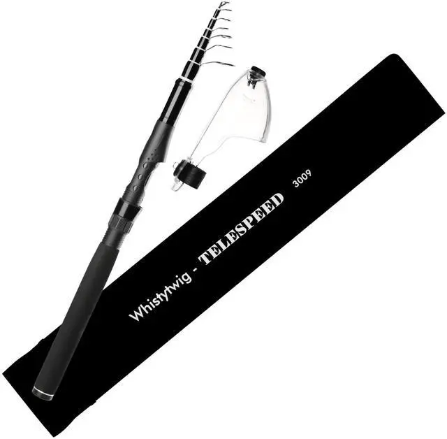 Main image of Whistytwig Carbon Fiber Telescopic Fishing Rod - Portable Collapsible Design for Travel and Adventure - Versatile Saltwater and Freshwater Fishing Pole