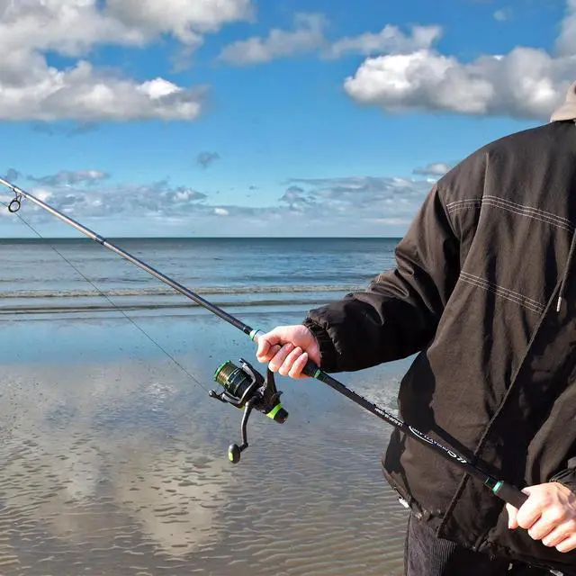 Alt view image 7 of 7 - Surf Fishing Rod IM8 Carbon 3 Piece Travel Spinning Rod (9'/10'/11'/12')