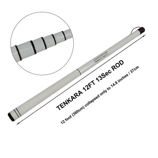 Alt view image 2 of 6 - Tenkara Rod Pro IM12 Nano 6:4 Action 2 Mini Sizes All Water Conditions Quality Carbon Tube Packing, Extra Spare Sections Included, Tenkara Fly Rod