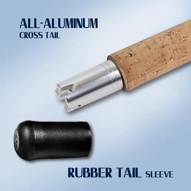 Alt view image 6 of 7 - Saltwater Fishing Rod Heavy Duty Trolling Rod Conventional Boat Standup Big Game Deep Sea Rod with Roller Guides(5'6"/6'/7'6",50-80lbs/80-120lbs)