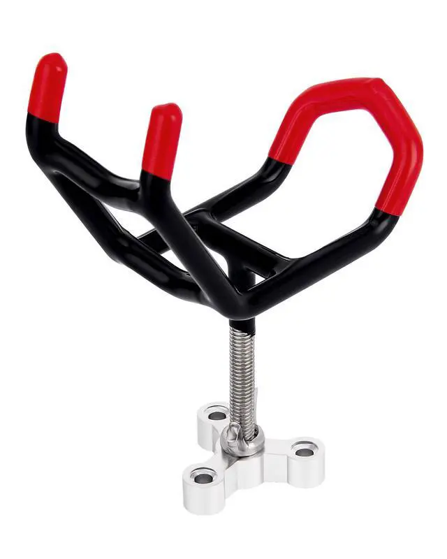 Alt view image 5 of 7 - Dual-Angle Boat Fishing Rod Holder Rest, 4 Pack, 5° & 25° V-Shape Rod Cradle with Anti-Slip Rubber Tips, 3/8-16 Thread Mount