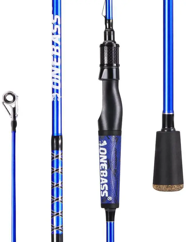 Main image of Fishing Rods,IM7 Graphite Spinning Rod & Casting Rod, 2 Pc Strong Quality Baitcasting Rod with Super Polymer Handle