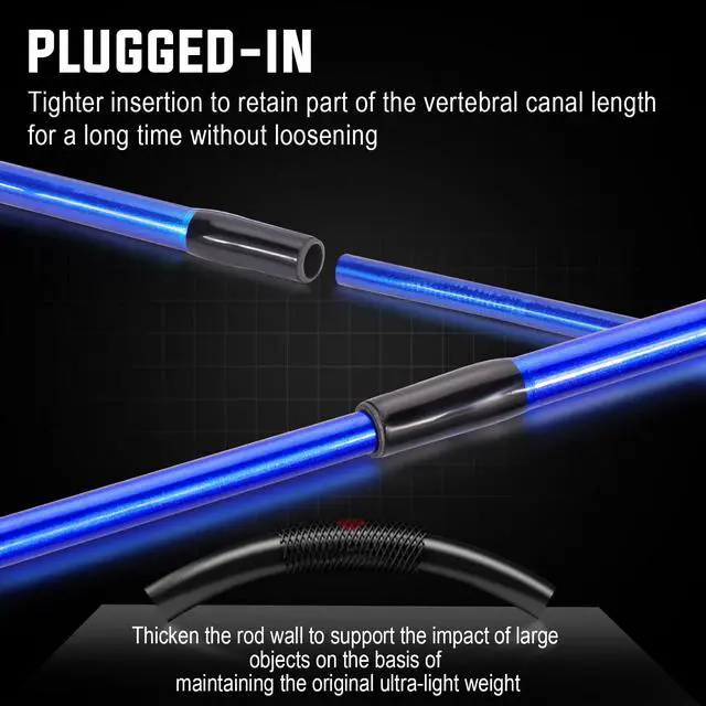 Alt view image 4 of 7 - Fishing Rods,IM7 Graphite Spinning Rod & Casting Rod, 2 Pc Strong Quality Baitcasting Rod with Super Polymer Handle