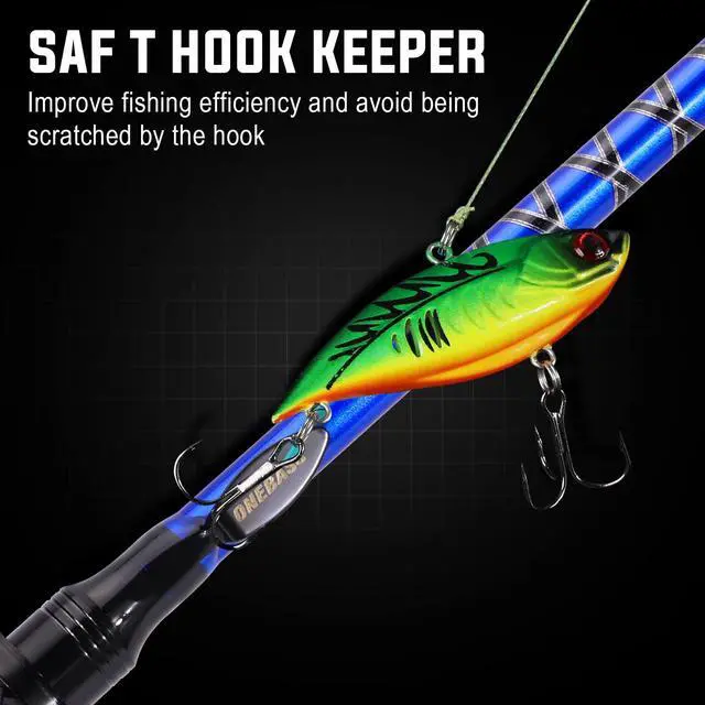 Alt view image 5 of 7 - Fishing Rods,IM7 Graphite Spinning Rod & Casting Rod, 2 Pc Strong Quality Baitcasting Rod with Super Polymer Handle
