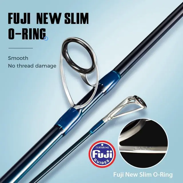 Alt view image 2 of 7 - Surf Spinning Rod Full Carbon Surf Fishing Rod with Fuji Guide (9'/10'/11'/12')