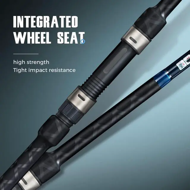 Alt view image 3 of 7 - Surf Spinning Rod Full Carbon Surf Fishing Rod with Fuji Guide (9'/10'/11'/12')