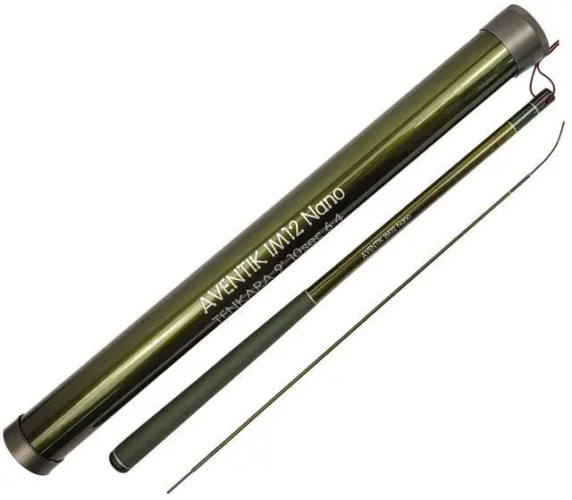 Main image of Aventik Tenkara Rods Pro IM12 Nano 6:4 Action Mini Sizes All Water Conditions Quality Carbon Tube Packing, Extra Spare Sections Included, Tenkara Fly Rods