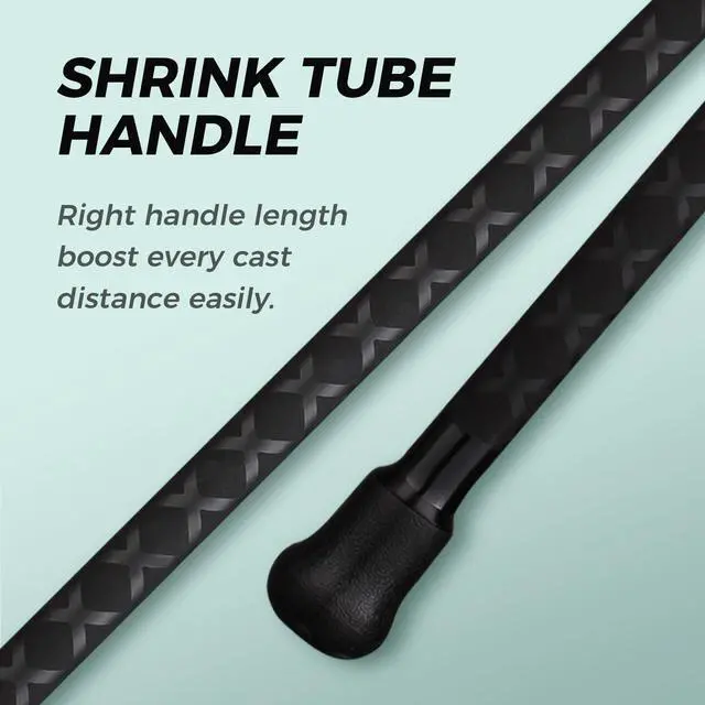 Alt view image 7 of 7 - Carbon Fiber Surf Rod Saltwater Surf Spinning Fishing Rod with Seaguide Reel Seat