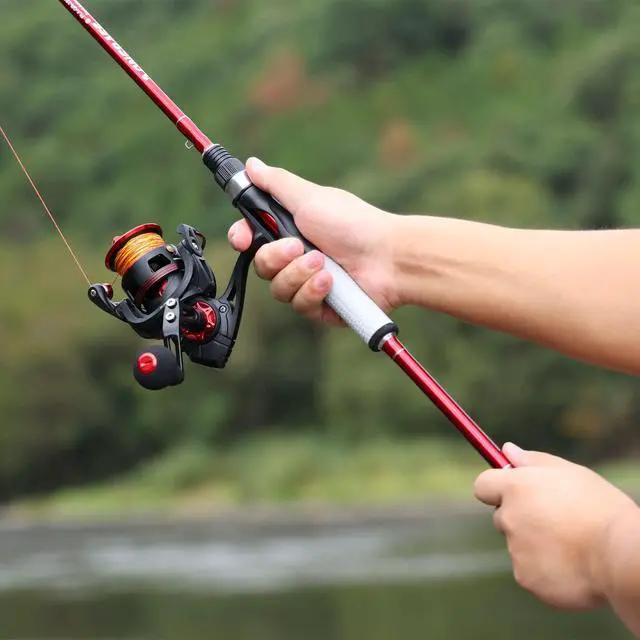 Alt view image 7 of 7 - Fishing Rod, Spinning & Casting Fishing Pole with 30 Ton Carbon Fiber