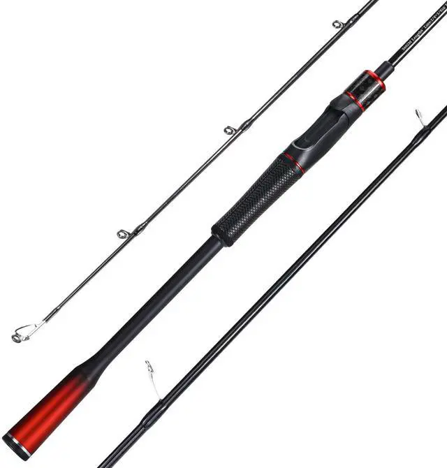 Main image of Fishing Rods, Spinning Rods and Casting Fishing Rods, with Full Carbon Fiber Handle, 24T Carbon Fiber 2PCS Fishing Pole for Long Casting Bass, Trout, Panfish
