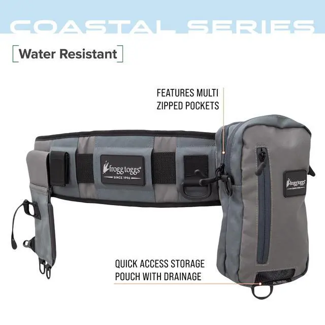 Alt view image 2 of 7 - Pursuit Fishing Wading Belt for Quick Tackle Access, Solid Elements, OS
