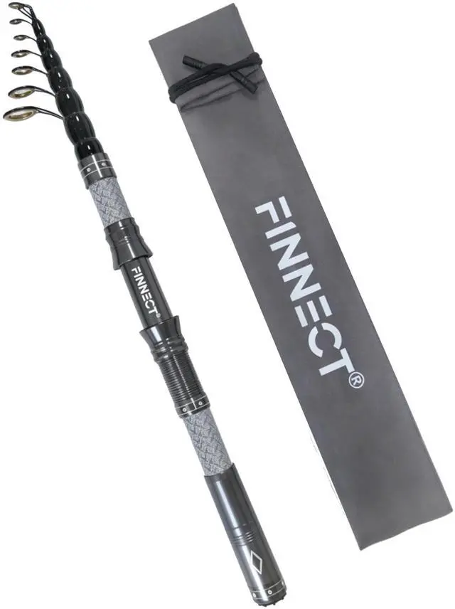 Main image of Telescopic Fishing Rod - Lightweight 42T Carbon Fiber Portable Travel Rod for Freshwater River Fishing, Beginner & Kid Friendly 5.9ft/6.9ft/7.9ft/8.9ft/9.9ft/10.9ft