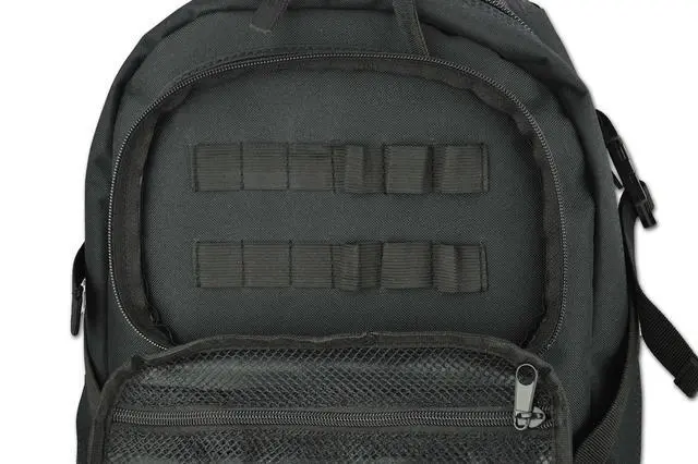 Alt view image 4 of 7 - Lightning X Premium Tactical Medic Backpack w/Modular Pouches & Hydration Port (Stealth Black) Large